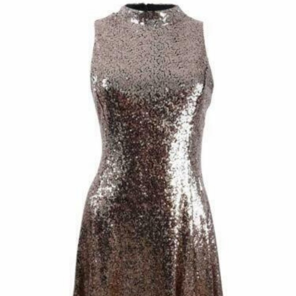 The Edit by Seventeen Juniors' Sequined Open-Back